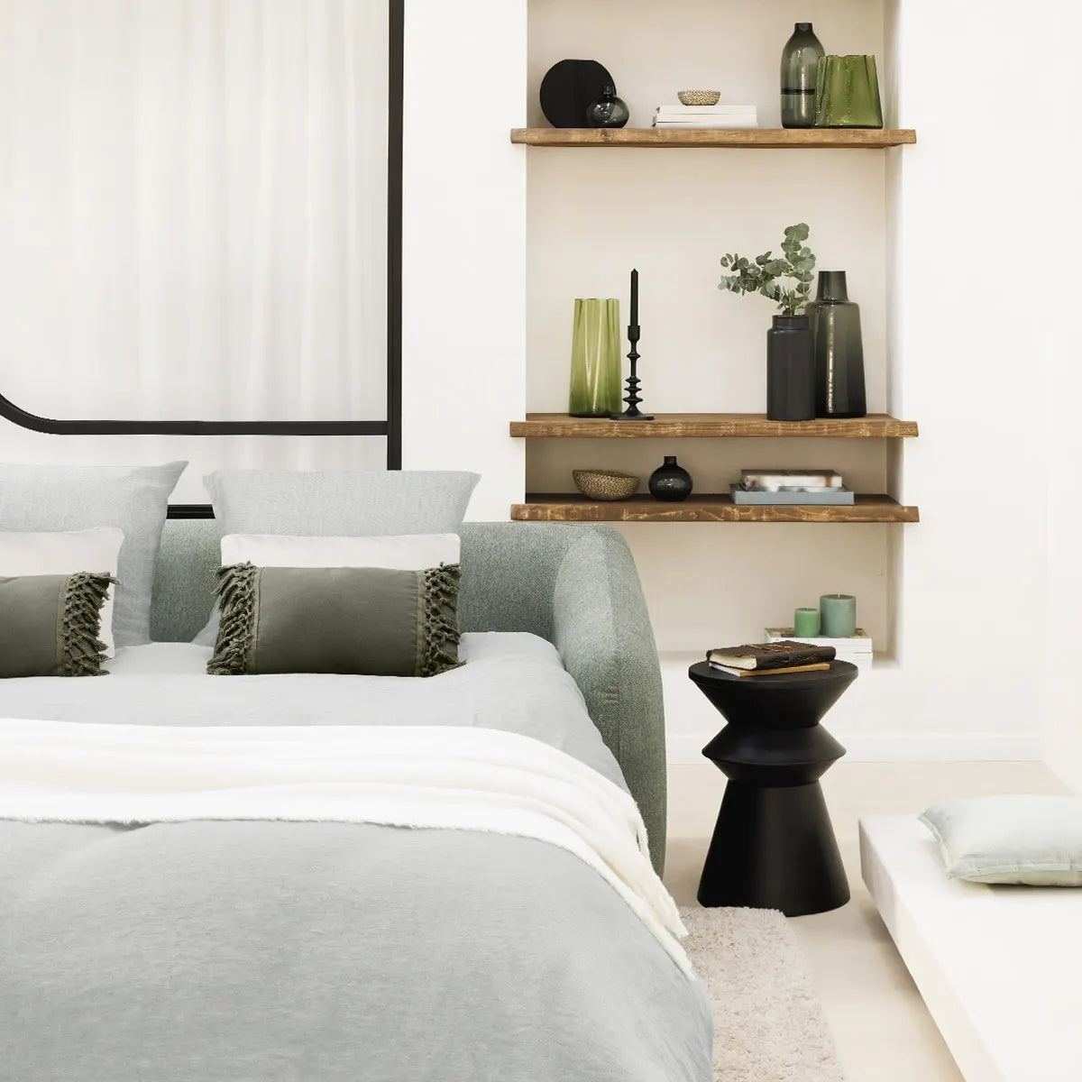 Триместен разтегателен диван atmosphera Guppy, 198x98x73 cm