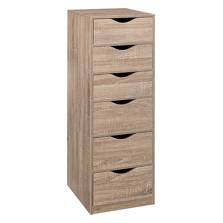 Скрин с 6 чекмеджета 5five, Бежов, 100 cm