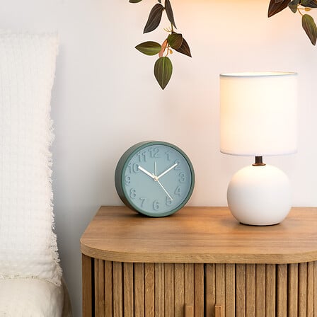 Нощна лампа atmosphera Timeo, 25 cm, Керамика