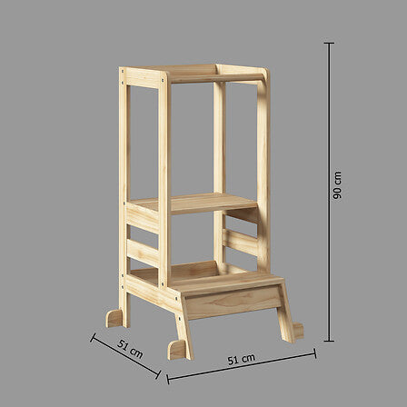 Детска наблюдателна кула монтесори atmosphera Lea, Дърво