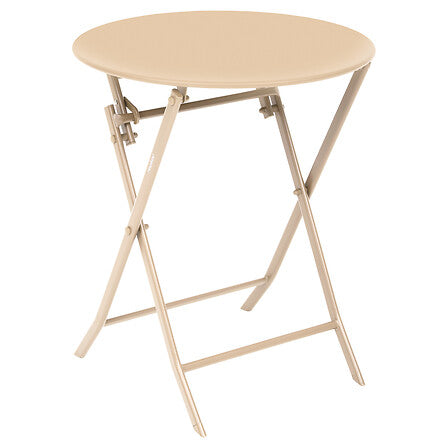 Greensboro round folding table 2 seats stone