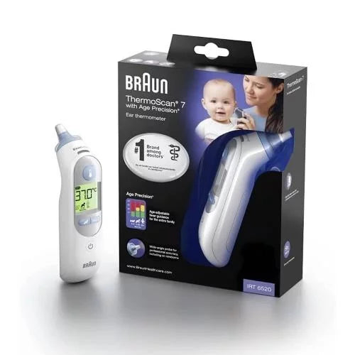 Ушен термометър Braun ThermoScan 7 IRT 6520 Age Precision