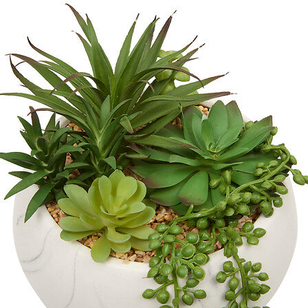 Изкуствено растение atmosphera Jesty Succulent, 18 cm