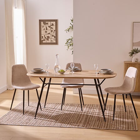 Трапезна маса atmosphera Roxas, Ясен, 160x90 см