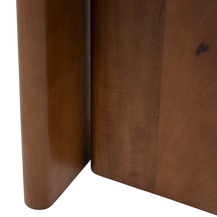 Холна маса atmosphera Nanda, Мангово дърво, Мрамор, Ø51 см