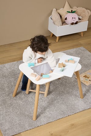 Детска маса 2в1 atmosphera Buldy, MDF