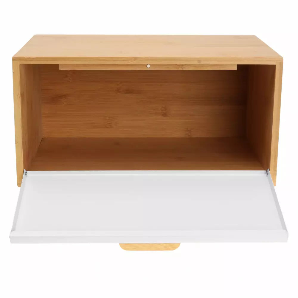 Кутия за хляб Klausberg, Метал, Бамбук, 36x26x23 cm