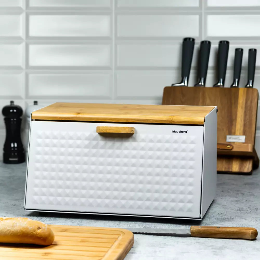 Кутия за хляб Klausberg, Двустранно отваряне, 36x22x20 cm