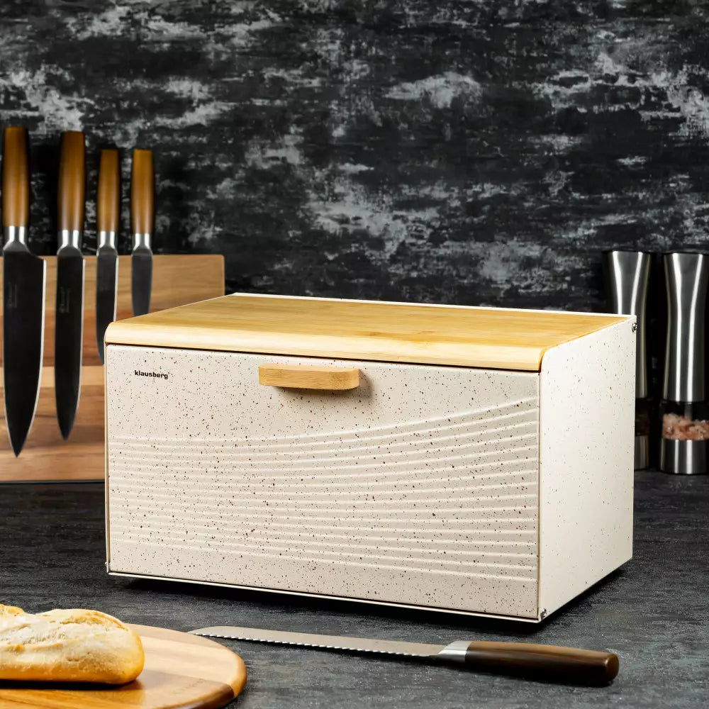 Кутия за хляб Klausberg, Двустранно отваряне, 36x24x21 cm