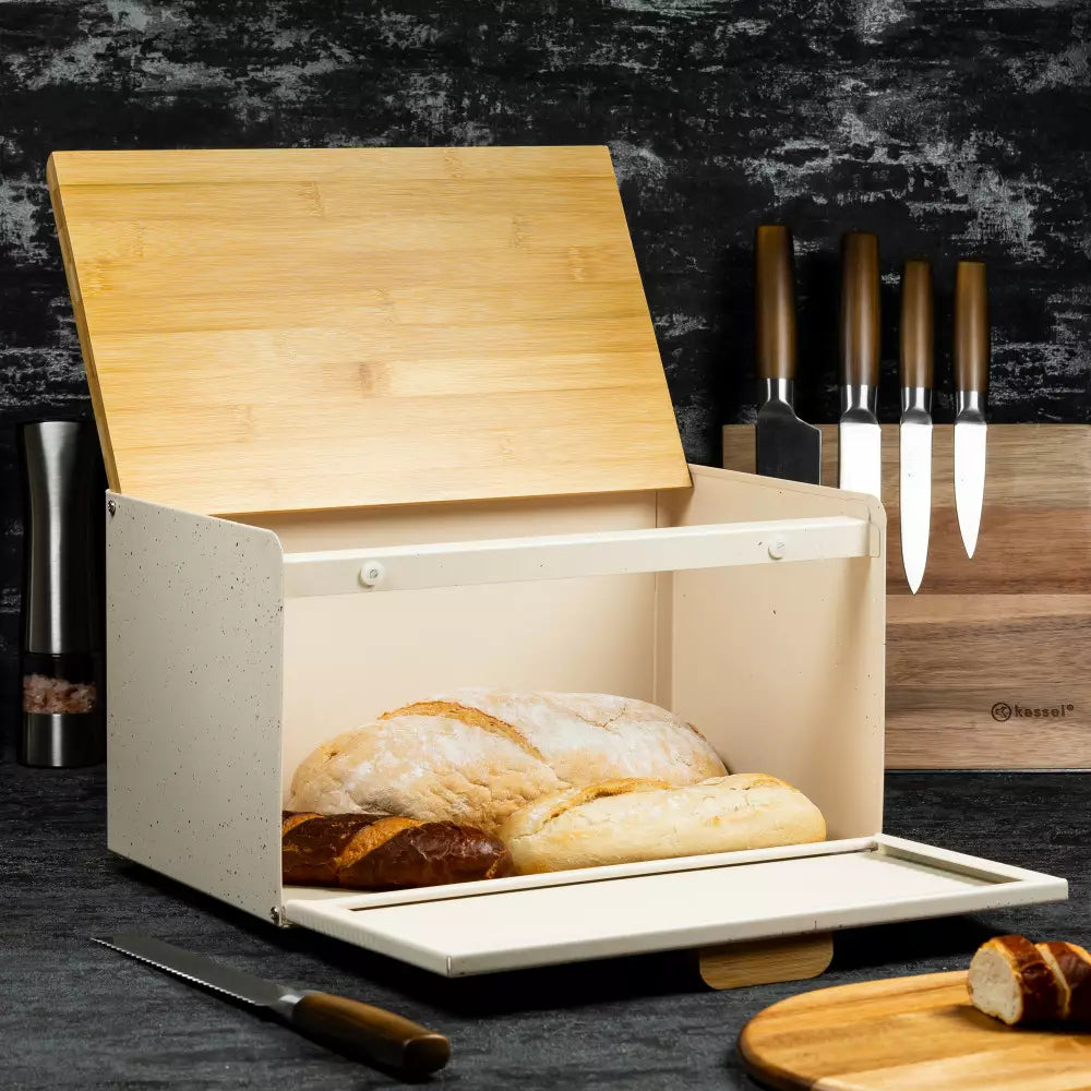 Кутия за хляб Klausberg, Двустранно отваряне, 36x24x21 cm