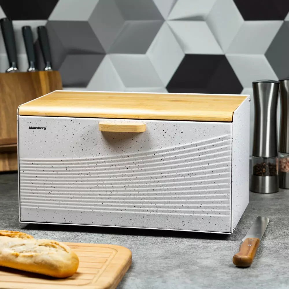 Кутия за хляб Klausberg, Двустранно отваряне, 36x24x21 cm