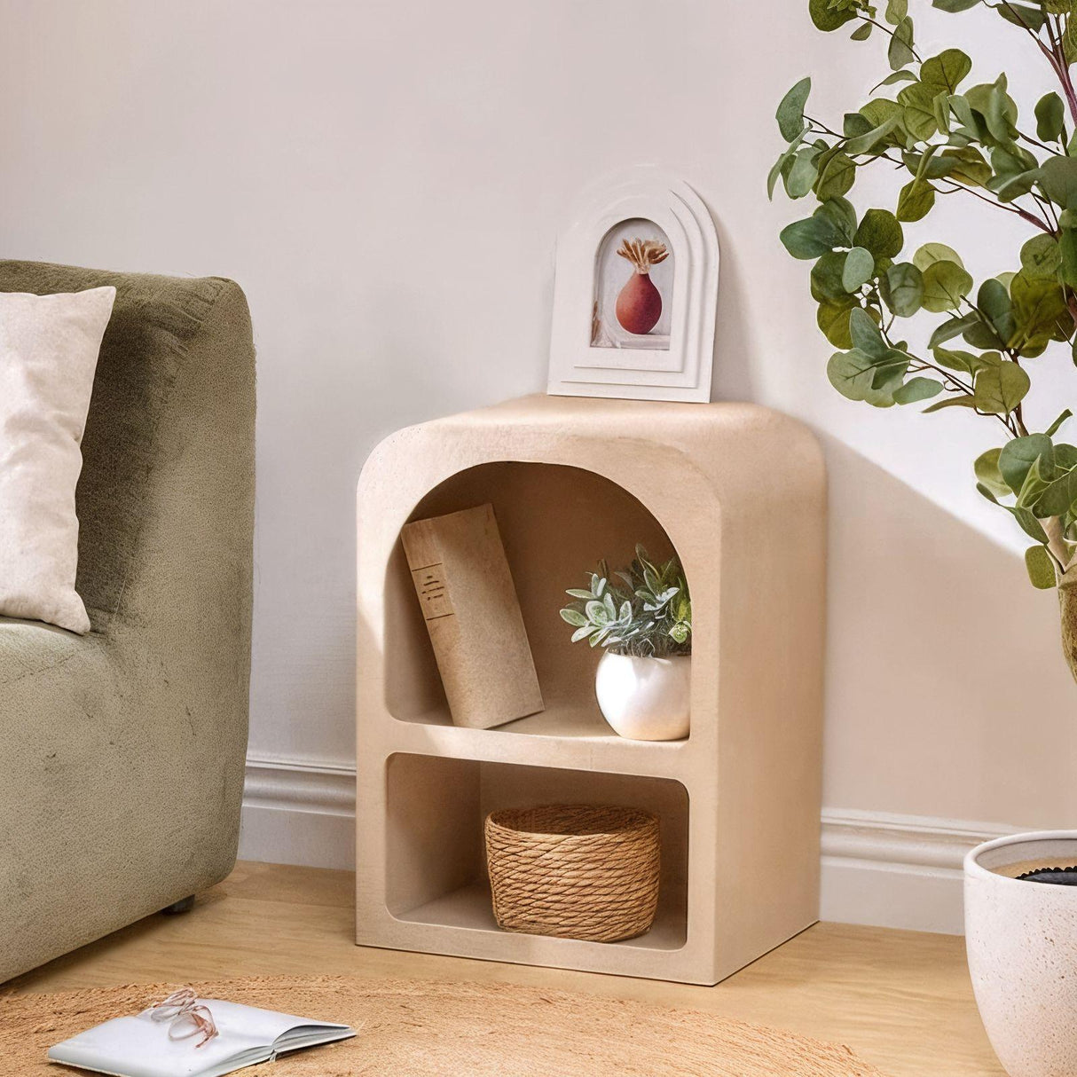 Нощно шкафче atmosphera Soleya, MDF, 40x30x55 cm