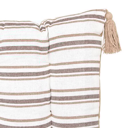 Матрак за под atmosphera Groove, Райе, Лен, Бежов, 60×120 cm