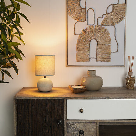 Нощна лампа atmosphera Gaia, 28 cm, Керамика