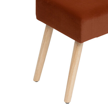 Пейка atmosphera Tess, Кадифе, Амбър, 100x35 см