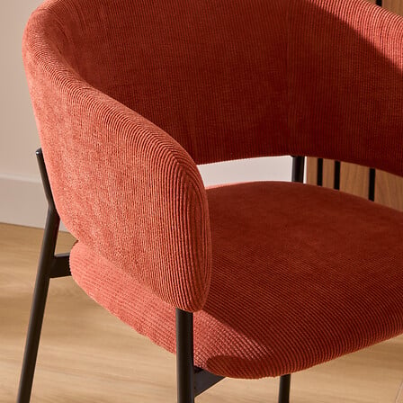 Трапезен стол с подлакътници atmosphera Solea, Корд