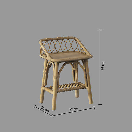 Детско нощно шкафче atmosphera, Ратан, 56 cm