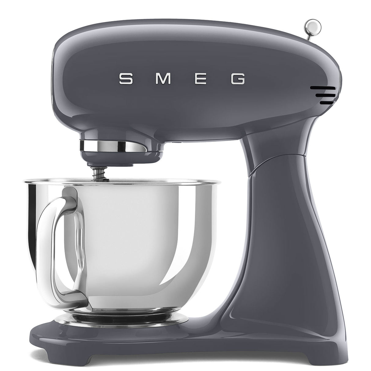 Планетарен миксер Smeg SMF03GREU, 800 W, 4.8 л купа, Тъмносив