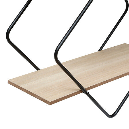 Рафт за стена atmosphera Nena, Метал и MDF, 48x18x48 см