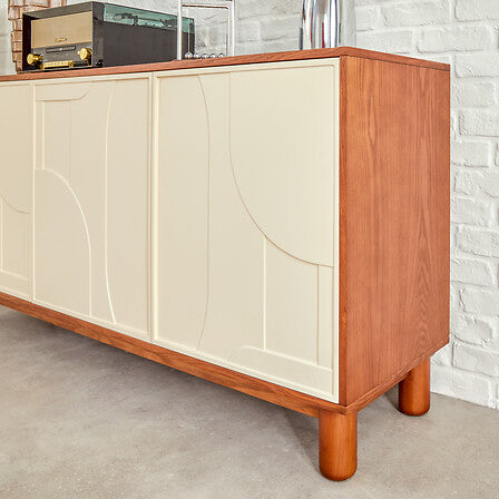 Скрин atmosphera Jilani, 3 врати, 150x40x75 cm, MDF