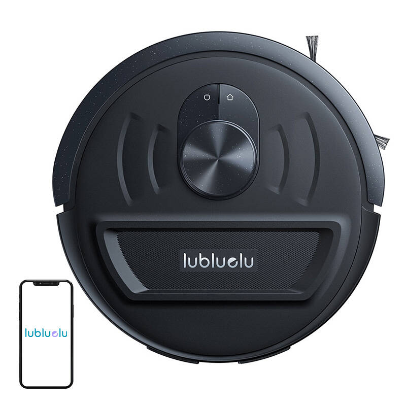 Прахосмукачка робот Lubluelu L20, 40 W, Моп, LiDAR Навигация, 2600 mAh, Черен