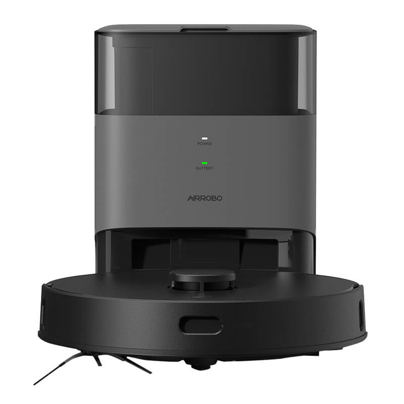 Прахосмукачка робот със станция AirRobo T20+, 60W, Моп, 3200mAh, HEPA филтри,Черен