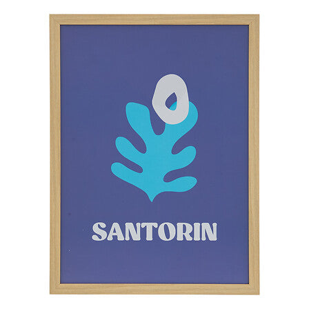 Постер с рамка atmosphera Libe, Santorini, 30×40 cm