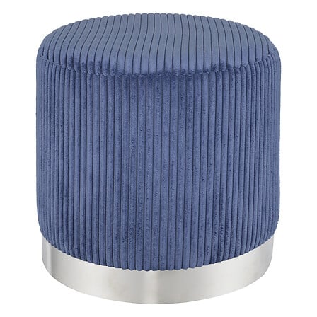 Пуф atmosphera Sylia, Рипсено кадифе, Ø38 cm