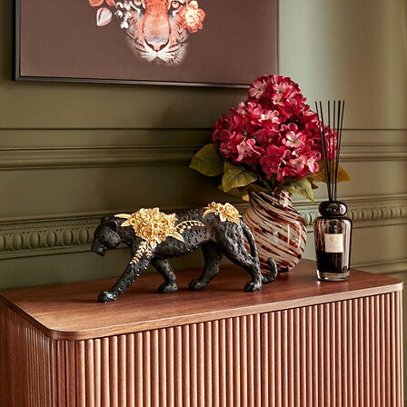 Декоративна фигура atmosphera Belli, Смола, Черен, 40 cm