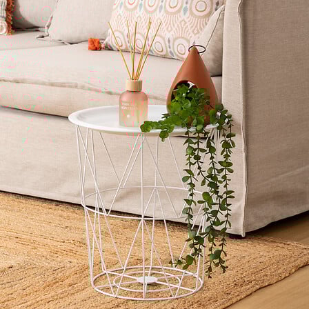 Помощна маса atmosphera Kumi, Метал, Ø37 cm