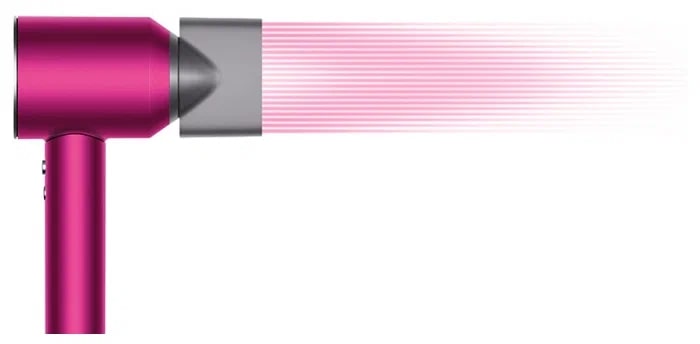 Сешоар Dyson Supersonic HD07 Iron/Fuchsia Edition, 1600W, Сив/Розов