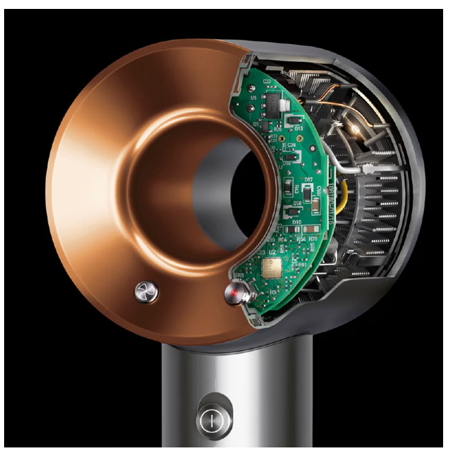 Сешоар Dyson Supersonic HD07, Copper, 1600W, Никел/Мед