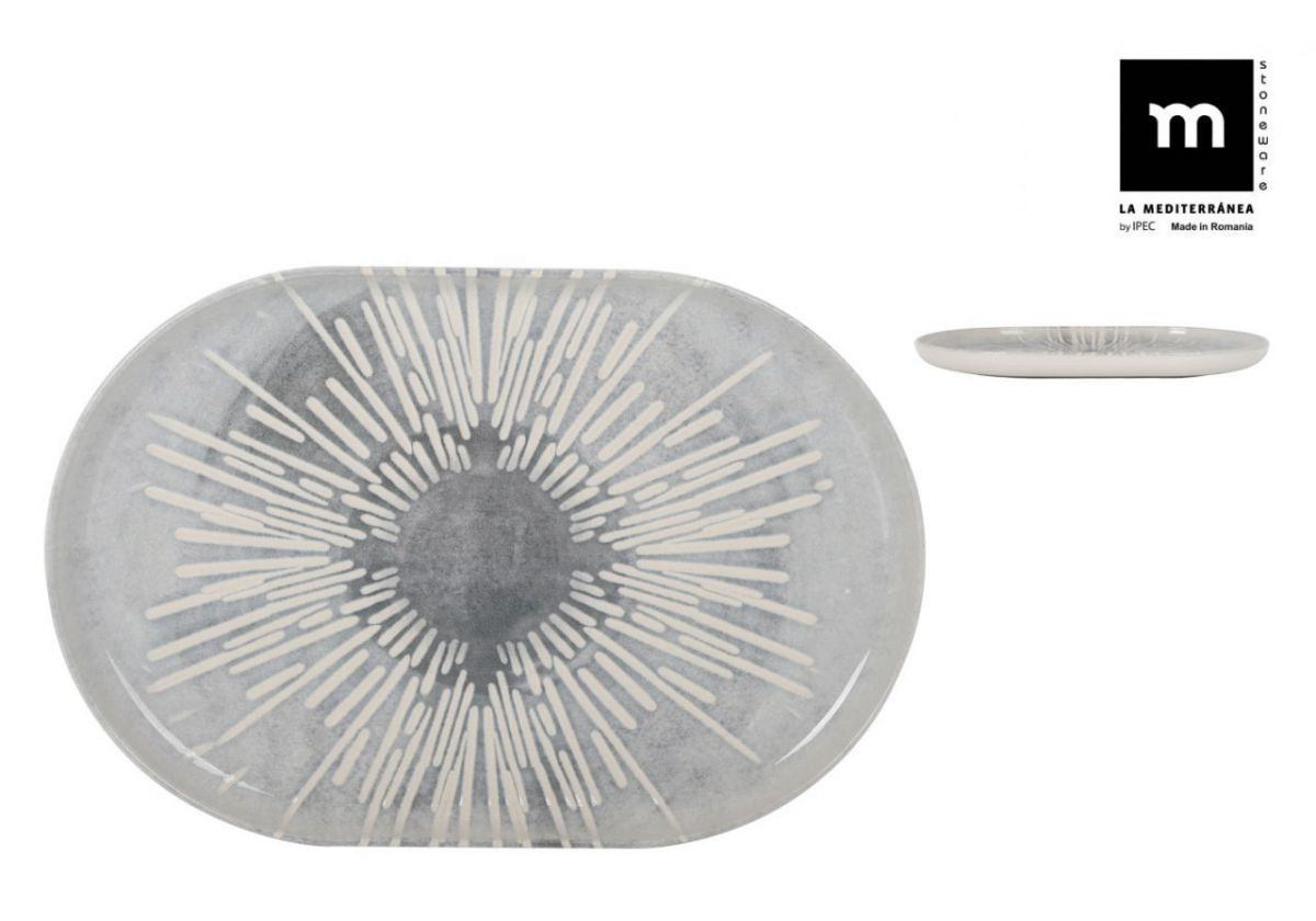 Плато овал LA MEDITERRANEA Ivar, 30x20 cm, порцелан