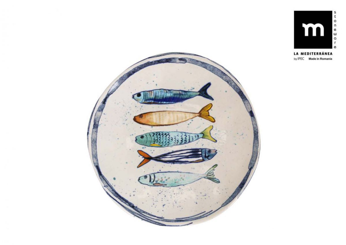 Десертна чиния LA MEDITERRANEA Peixe, 20 cm, порцелан