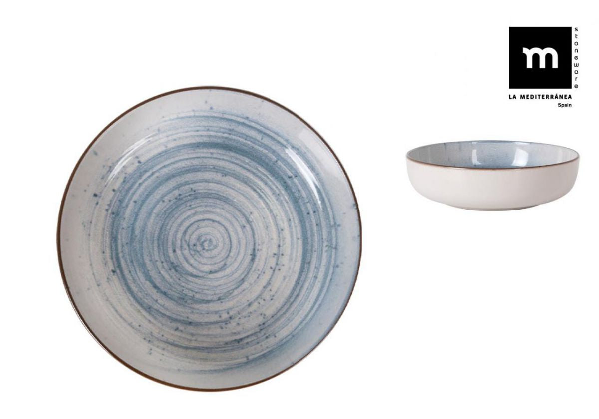 Дълбока купа LA MEDITERRANEA Swirl, 18 cm, порцелан