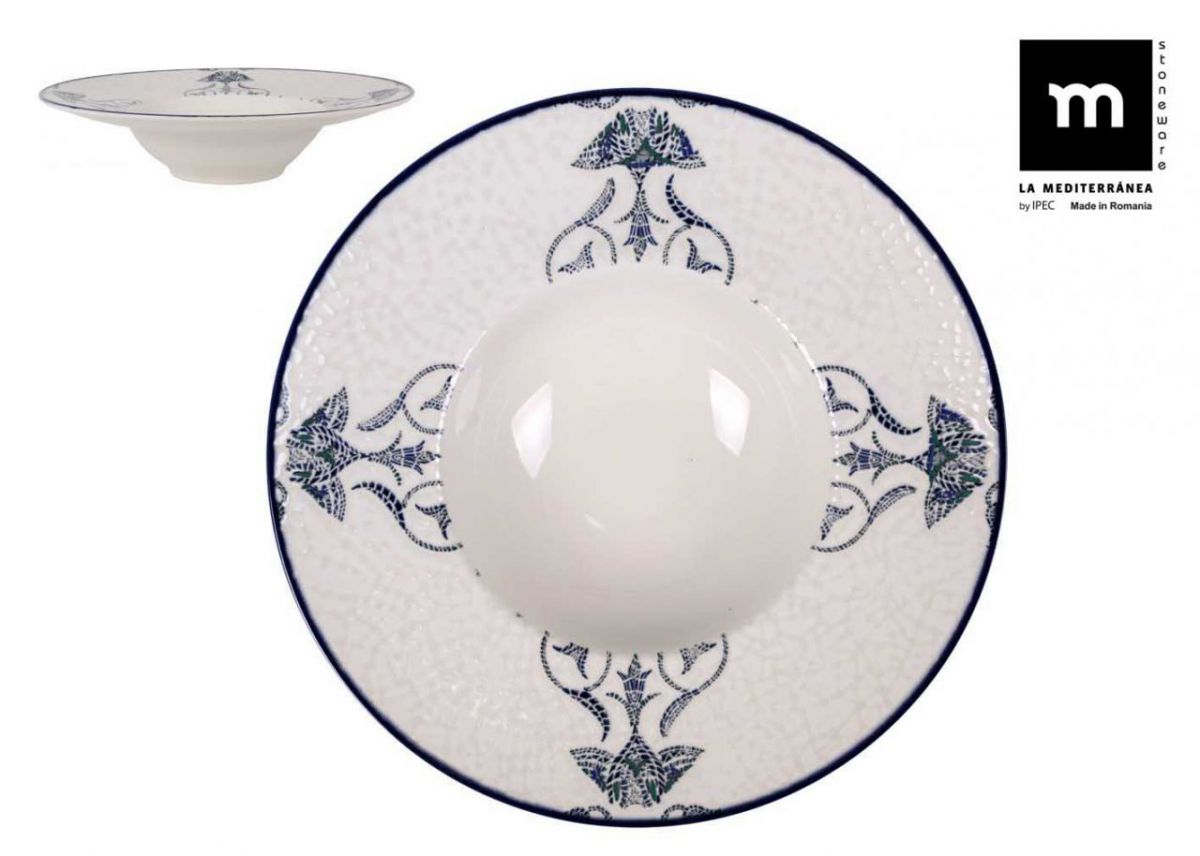 Дълбока купа LA MEDITERRANEA Rosetta, 28 cm, порцелан
