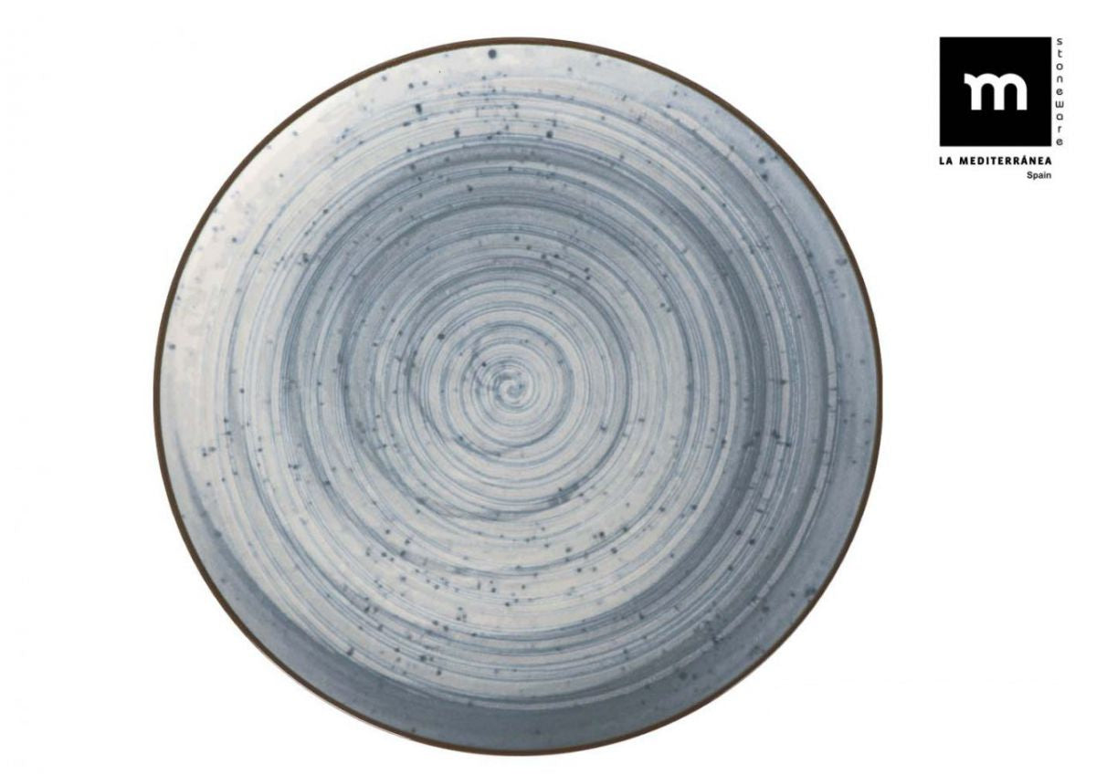 Кръгло плато LA MEDITERRANEA Swirl, 33 cm, порцелан