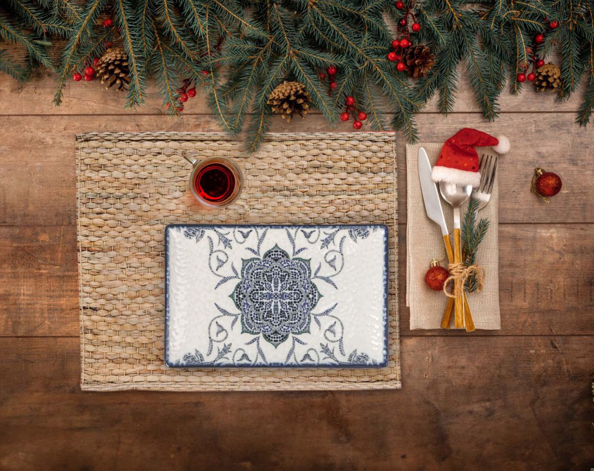 Плато LA MEDITERRANEA Rosetta, Порцелан