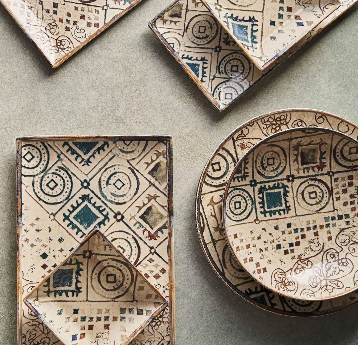 Дълбока купа LA MEDITERRANEA Grecia, 16 cm, порцелан