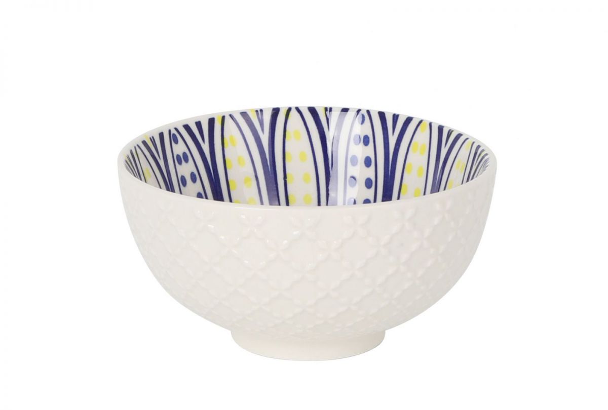 Сет японски купи LA MEDITERRANEA, 11.5x6cm, порцелан, 6 бр