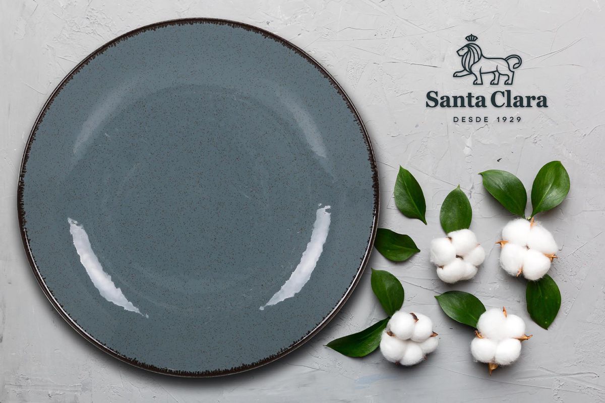 Дълбока чиния Santa Clara Azul, 21 cm, порцелан