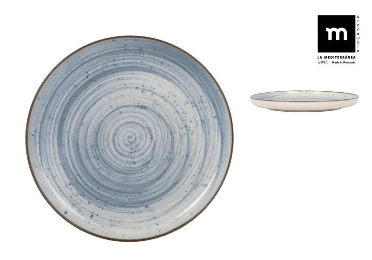 Основна чиния LA MEDITERRANEA Swirl, 25 cm, порцелан