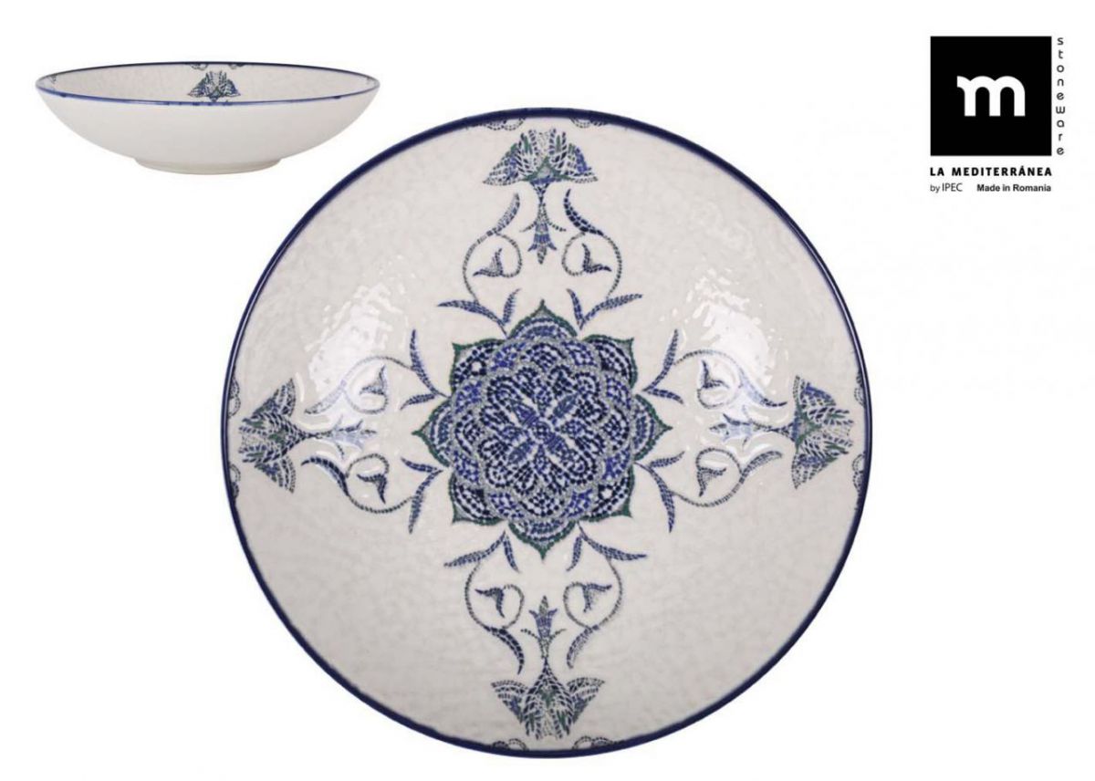 Дълбока купа LA MEDITERRANEA Rosetta, 21 cm, порцелан