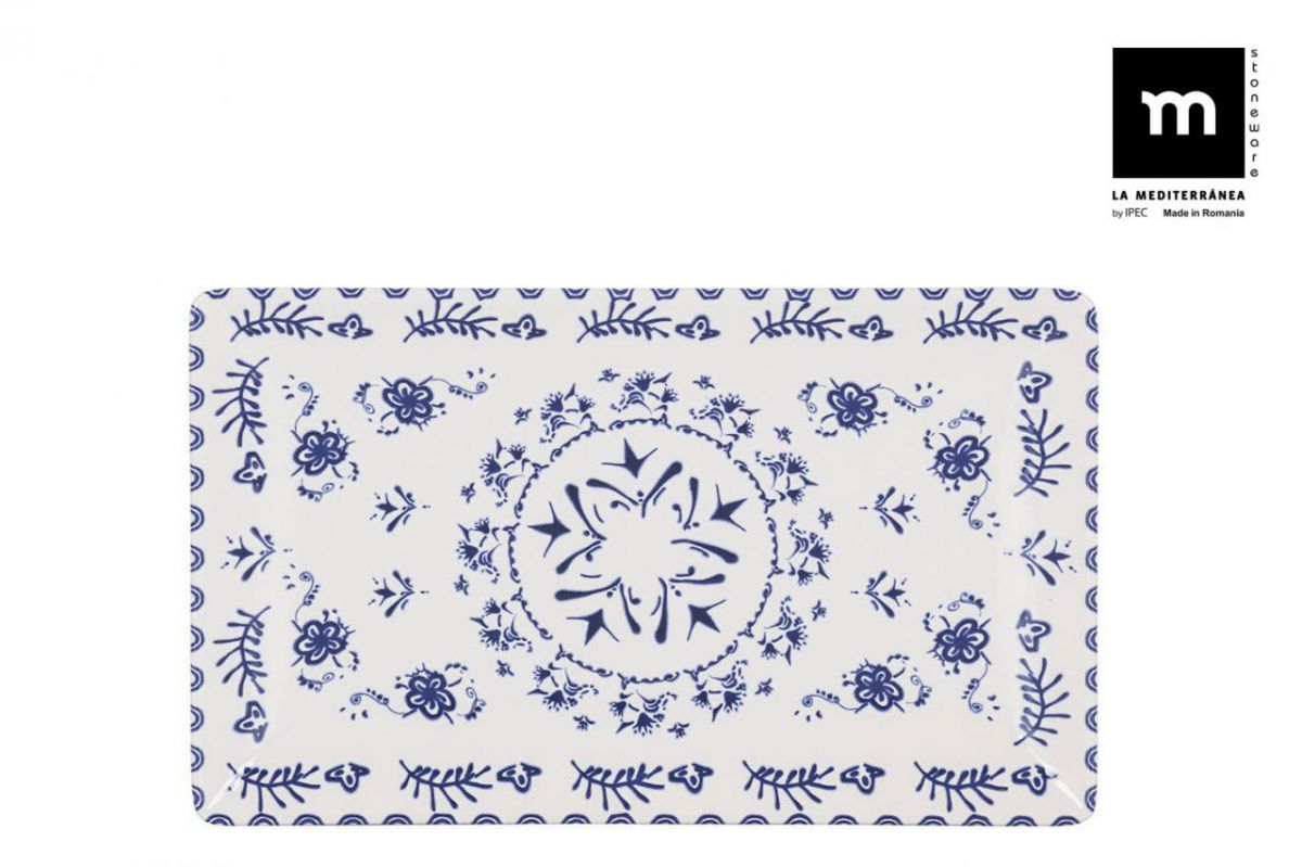 Плато LA MEDITERRANEA Blur, 20x13 cm, Порцелан