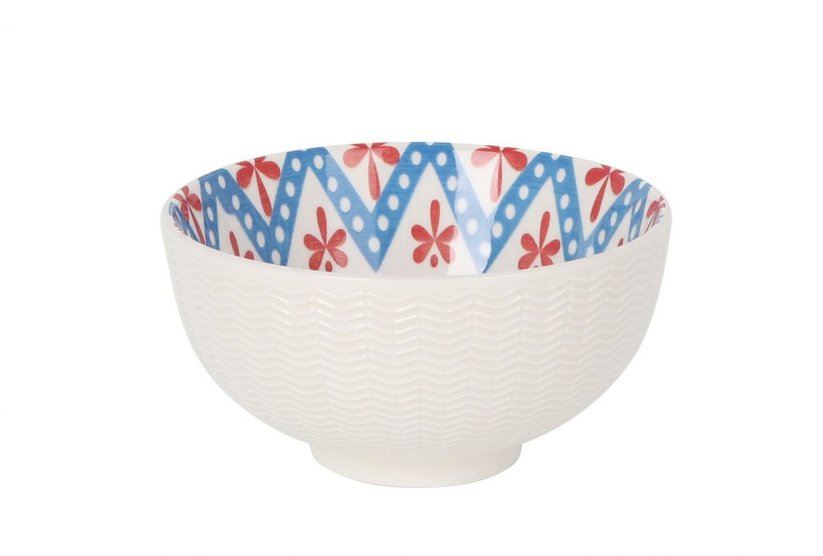 Сет японски купи LA MEDITERRANEA, 11.5x6cm, порцелан, 6 бр