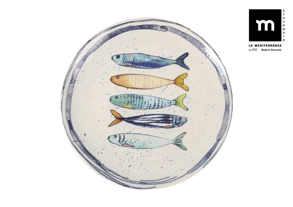 Основна чиния LA MEDITERRANEA Peixe, 26 cm, порцелан