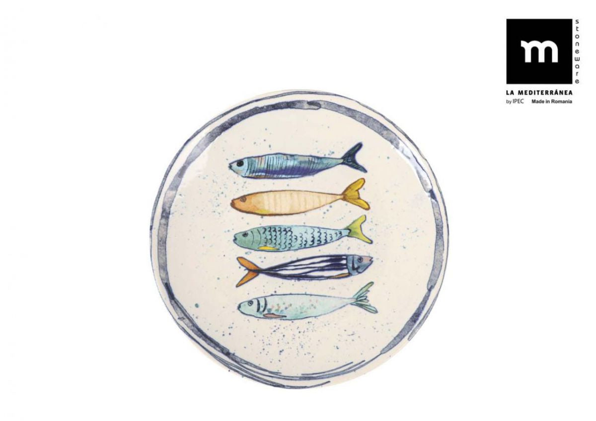 Десертна чиния LA MEDITERRANEA Peixe , 20 cm, порцелан