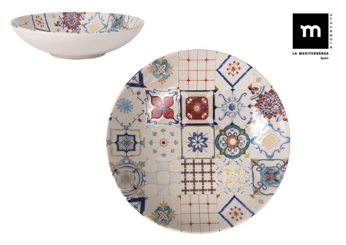 Дълбока чиния LA MEDITERRANEA Lore, 21 cm, порцелан