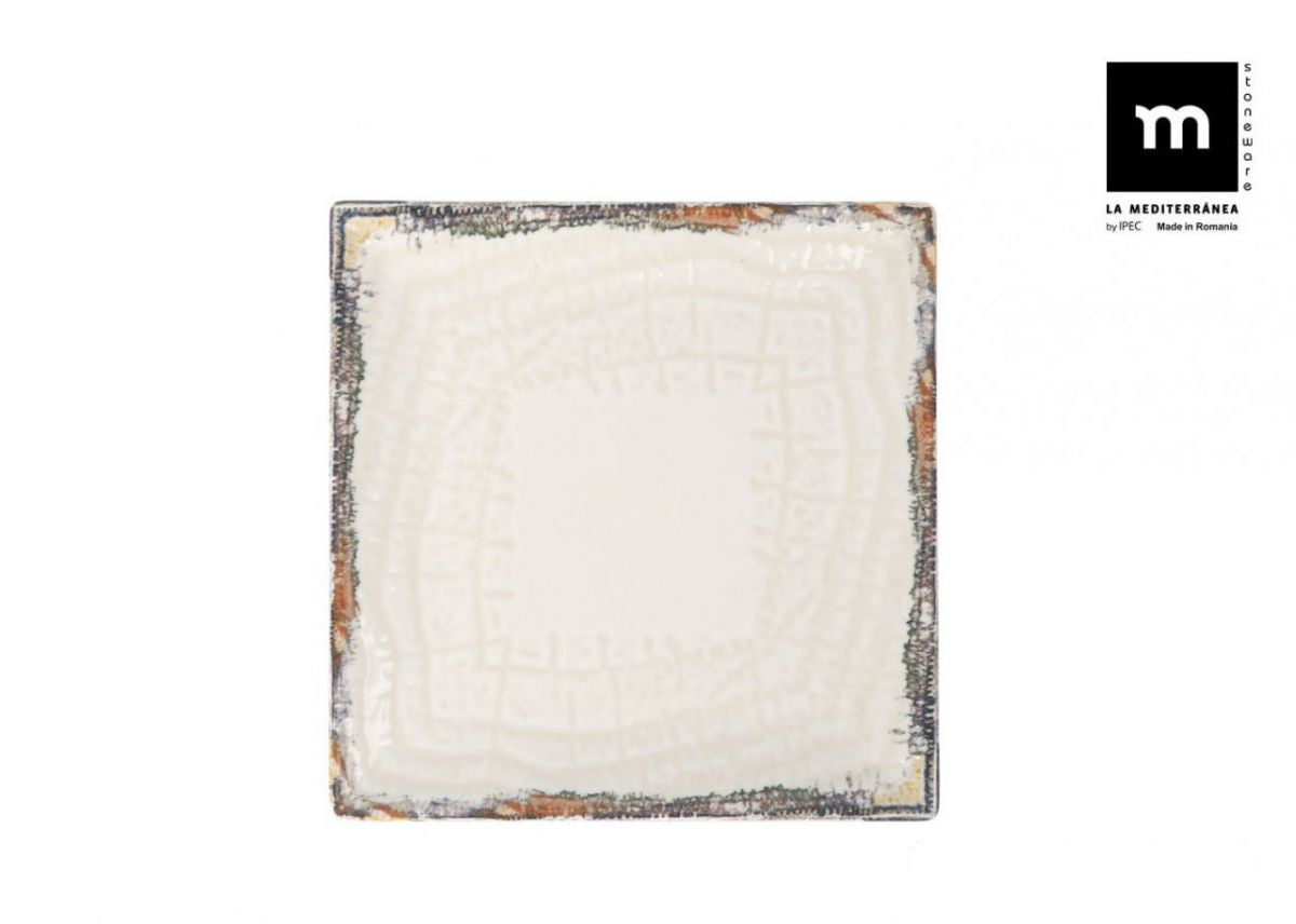 Десертна чиния LA MEDITERRANEA Albus, 18x18 cm, порцелан