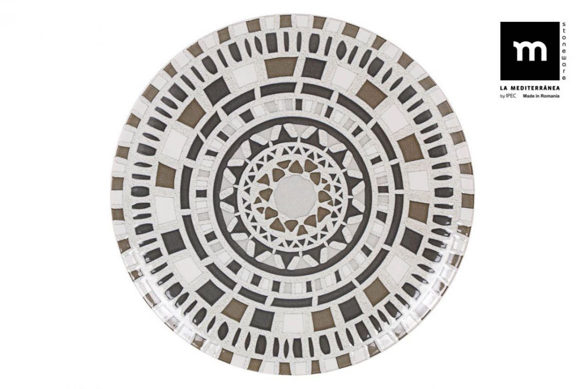 Кръгло плато LA MEDITERRANEA Barroc, 33 cm, порцелан